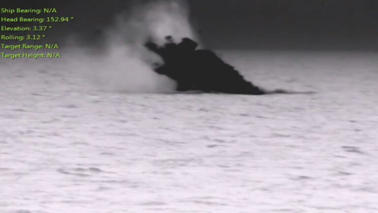 Βίντεο ντοκουμέντο - Η στιγμή που η φρεγάτα «Ψαρά» καταρρίπτει drone των Χούθι στην Ερυθρά Θάλασσα