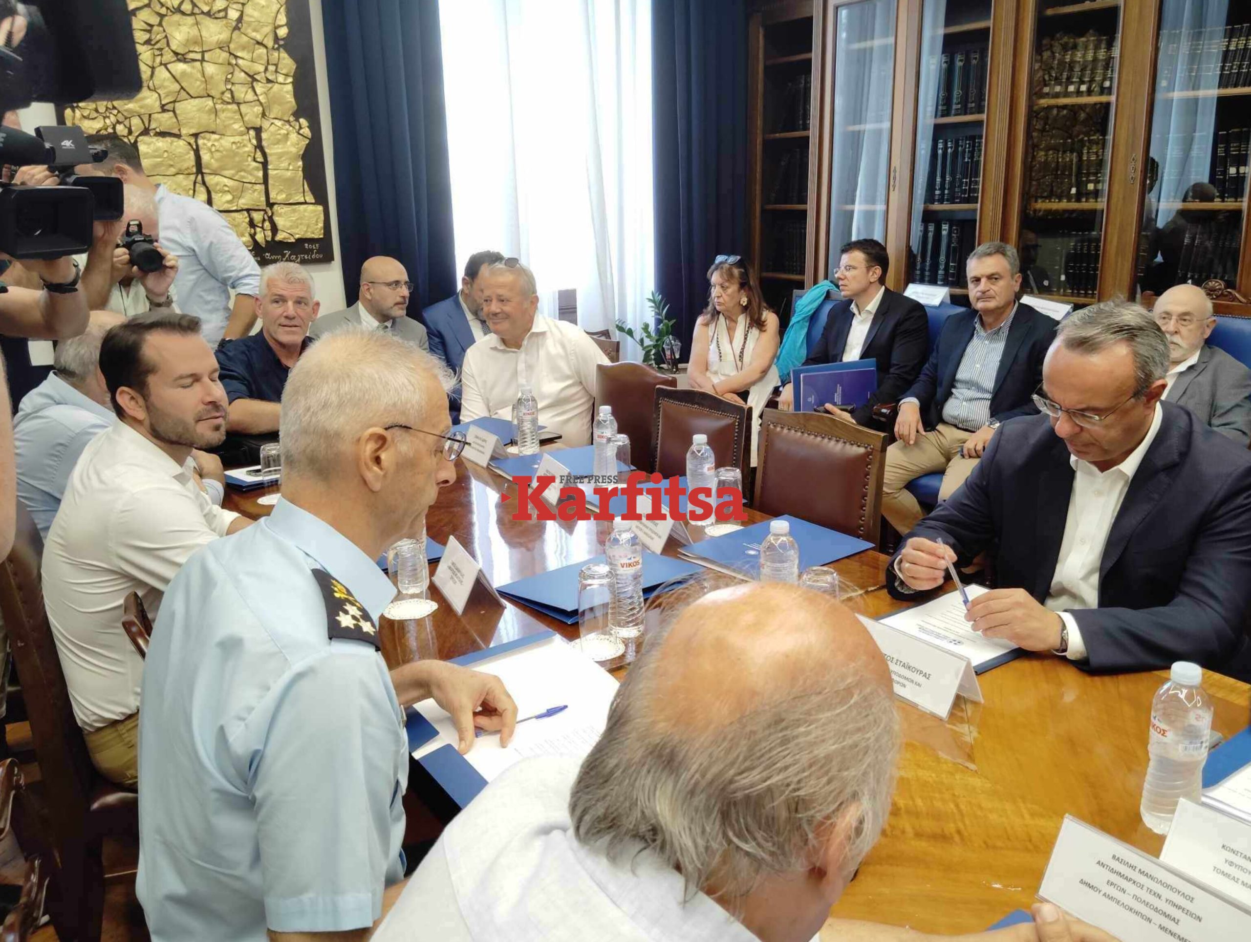 Flyover, μετρό και πυροπροστασία επί τάπητος στην ευρεία σύσκεψη του ΥΜΑΘ – «Προτεραιότητα η Θεσσαλονίκη» (ΦΩΤΟ+Video)