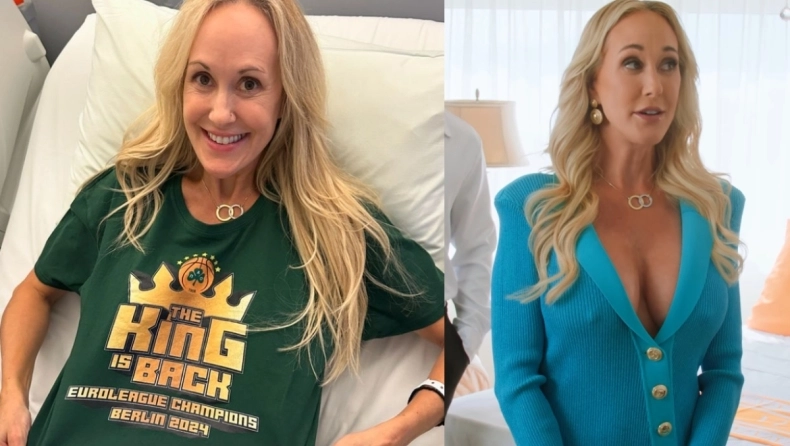 Με φανέλα του Παναθηναϊκού γνωστή ηθοποιός ταινιών αισθησιακού περιεχομένου (ΦΩΤΟ)