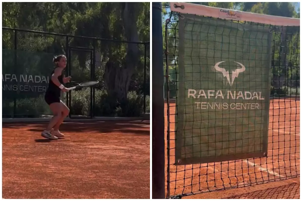 Η Μαριά Σάκκαρη προπονείται στην ακαδημία του Ράφα Ναδάλ στην Χαλκιδική