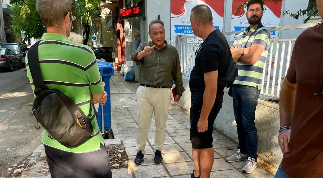 Θεσσαλονίκη: Επίσκεψη και συζήτηση με πολίτες ο Στέλιος Αγγελούδης (ΦΩΤΟ)