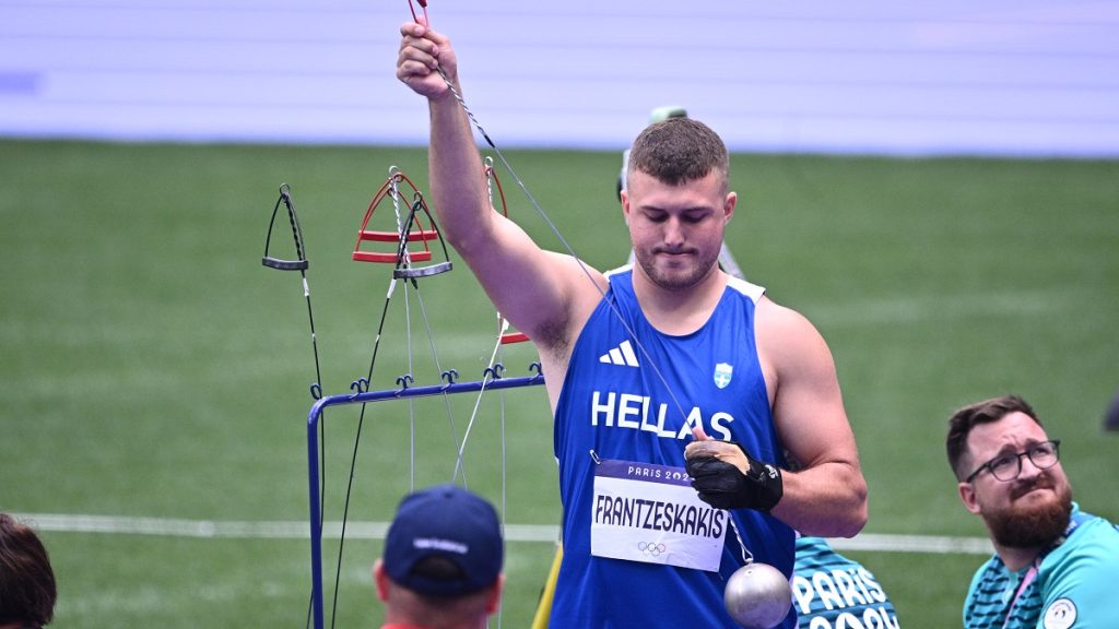 Ο Χρήστος Φραντζεσκάκης πήρε τη μεγάλη πρόκριση στον τελικό της σφυροβολίας (video)