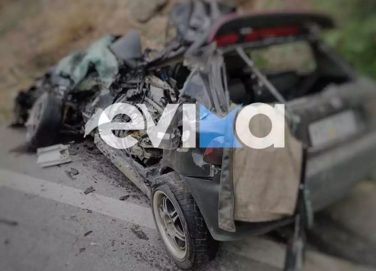 Εύβοια: Τροχαίο με 2 νεκρούς και 1 τραυματία στη Χαλκίδα
