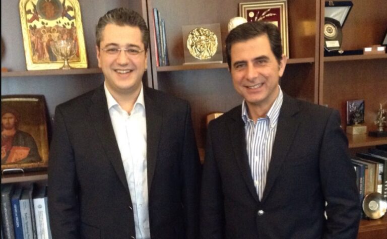 «Καλή επιτυχία» στα νέα του καθήκοντα ευχήθηκε ο Κ. Γκιουλέκας στον Απ. Τζιτζικώστα