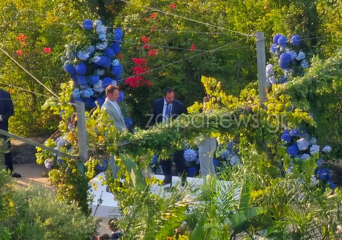 Στέφανος Κασσελάκης και Τάιλερ Μακμπέθ αντάλλαξαν όρκους αγάπης: Το πλούσιο μενού στο Βοτανικό Κήπο, τα βιολιά και οι καλεσμένοι (ΦΩΤΟ)