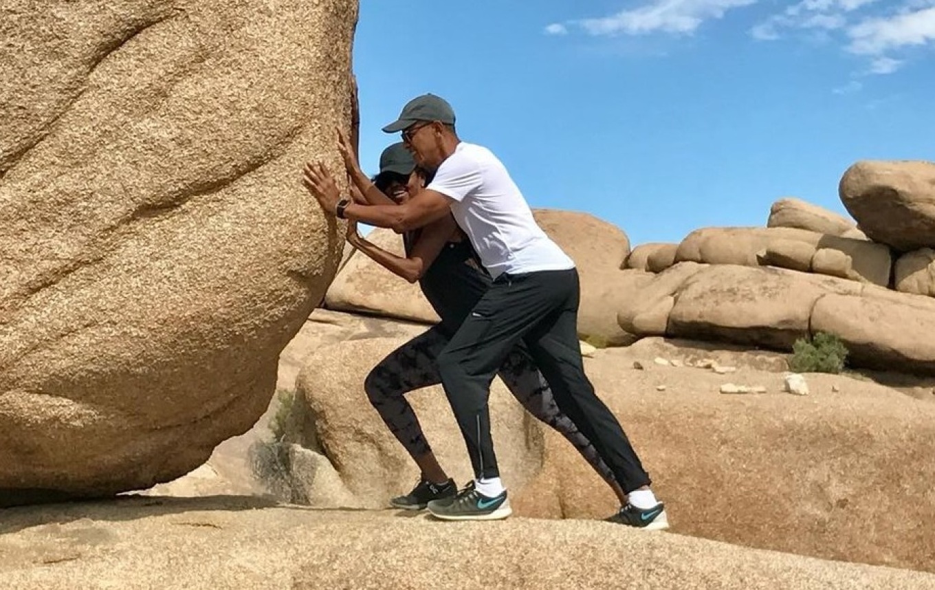 Μισέλ Ομπάμα: Με αυτόν τον πρωτότυπο τρόπο ευχήθηκε στον σύζυγό της