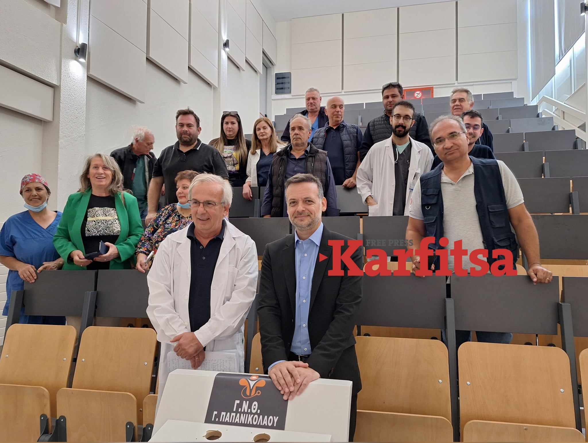 Θεσσαλονίκη: Στο Παπανικολάου ο Χάρης Δούκας – Συνάντηση με γιατρούς και νοσηλευτές (ΦΩΤΟ+Video)