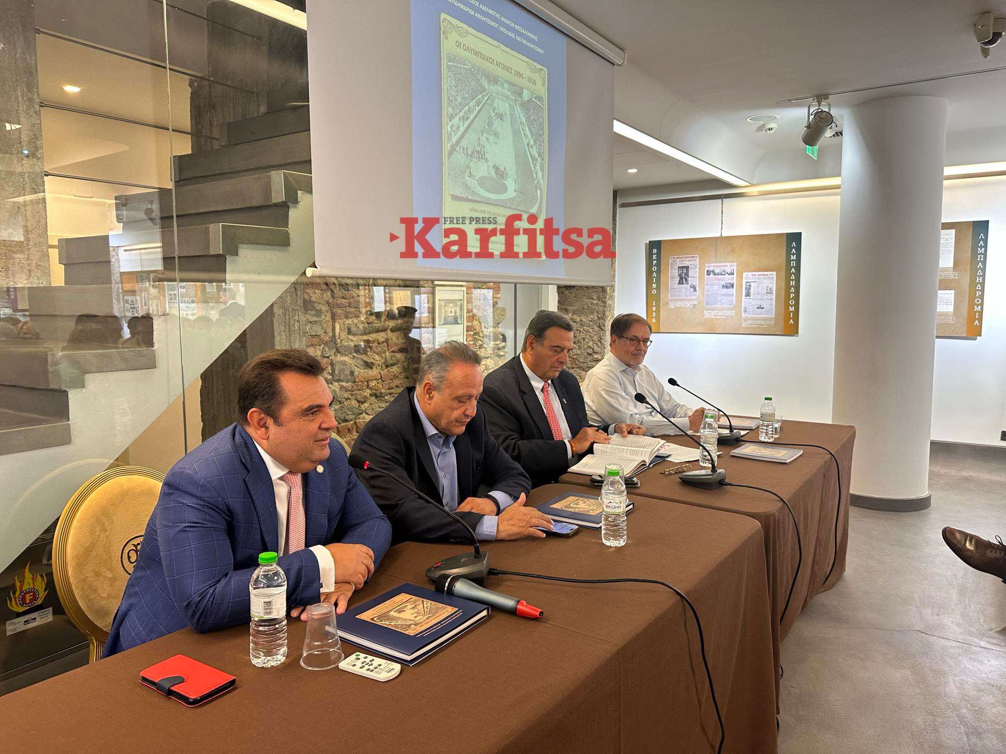 Οι Ολυμπιακοί Αγώνες μέσα από τη ματιά του μοναδικού Νικολάου Χριστοδούλου – Η αναφορά Στ. Αγγελούδη στην εκδήλωση (ΦΩΤΟ+Video)