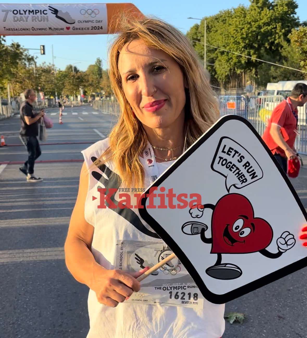 Πηγή Δεβετζή: Παρευρέθηκε στο 7ο Olympic Day Run – Οι δηλώσεις της στην Karfitsa (Video)
