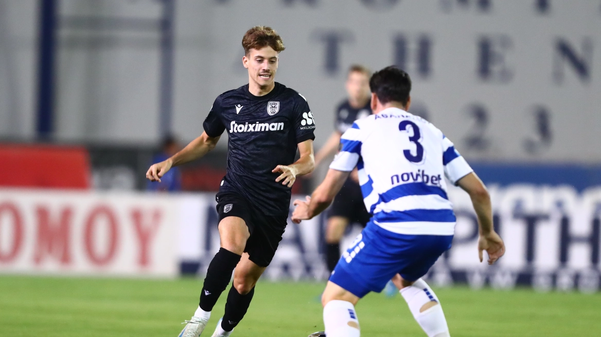 Άνοιξε το σκορ ο ΠΑΟΚ στο Περιστέρι, 1-0 τον Ατρόμητο στο ημίχρονο