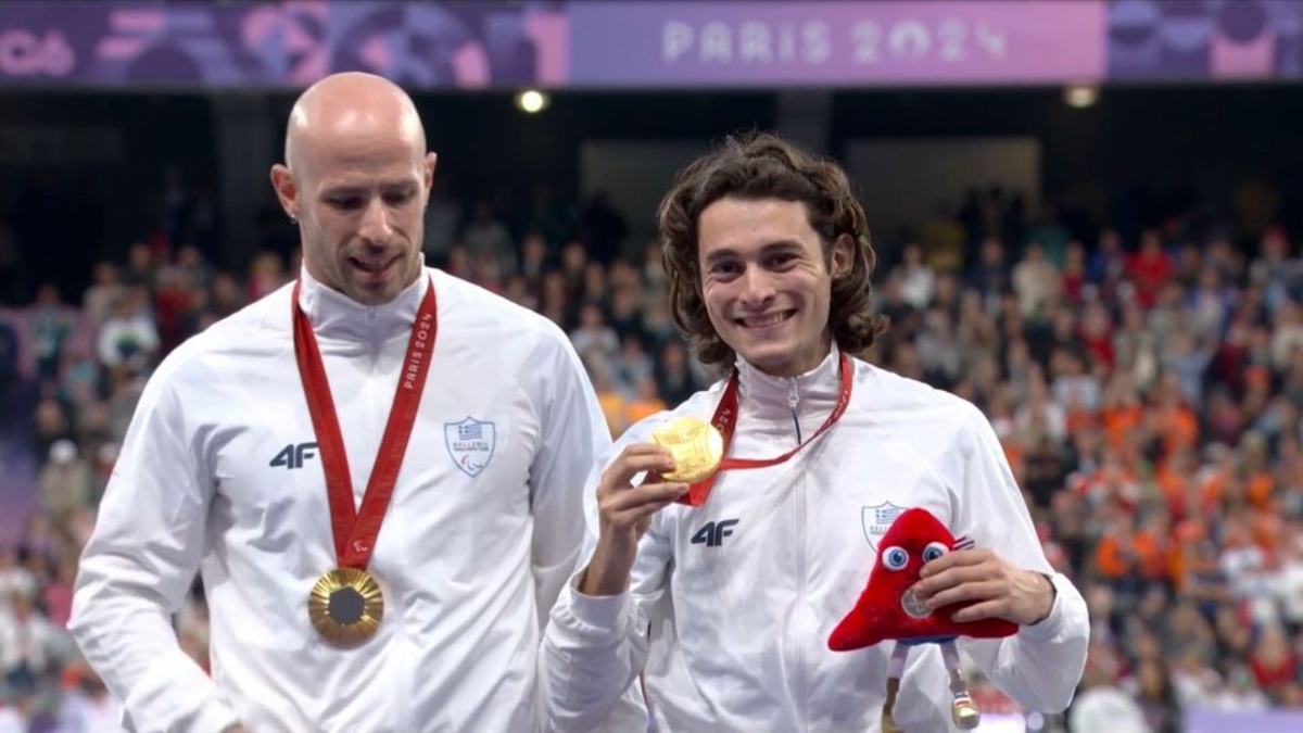 Παραολυμπιακοί Αγώνες 2024: Συγκίνηση κατά την ανάκρουση του Εθνικού Ύμνου για Γκαβέλα και Νυφαντόπουλο (Video)