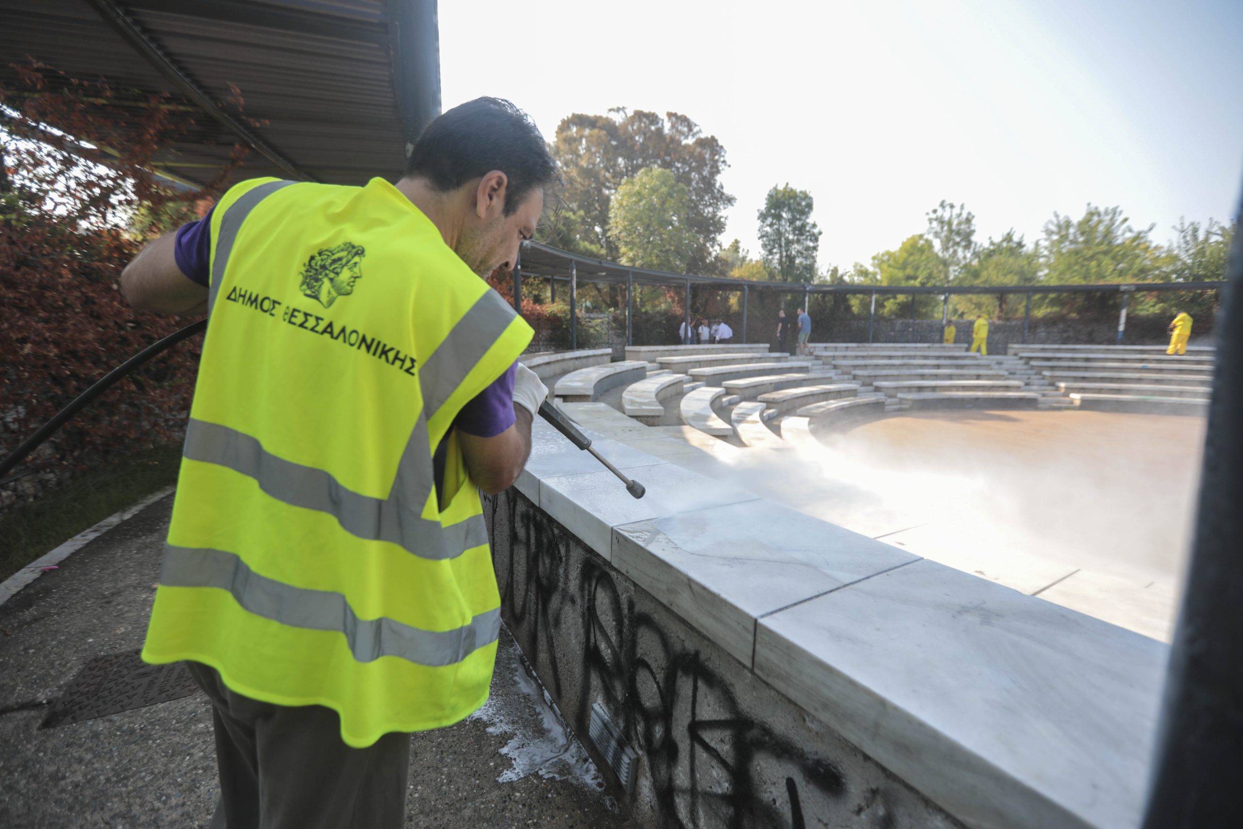 Δεύτερη δράση καθαρισμού των graffiti σε έξι γειτονιές του Δήμου Θεσσαλονίκης
