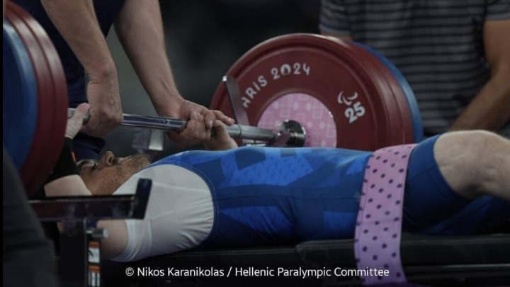 Παραολυμπιακοί Αγώνες: Έβδομη θέση για τον Μπακοχρήστο στην άρση βαρών σε πάγκο