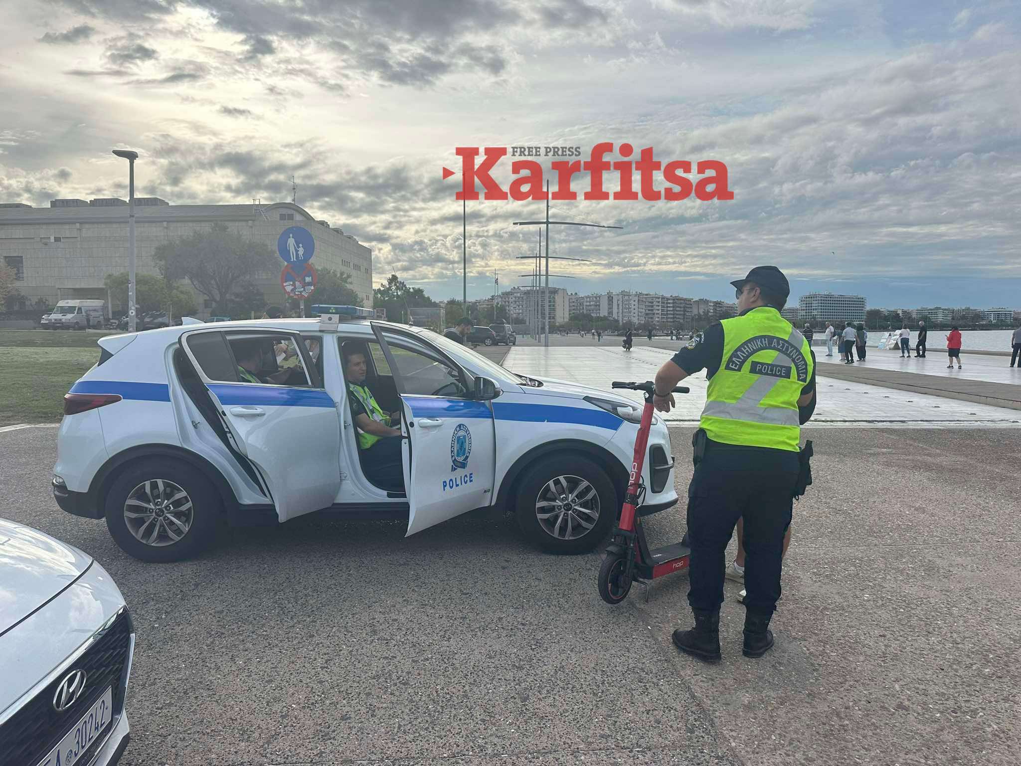 Θεσσαλονίκη: Έλεγχοι σε πατίνια στη Νέα Παραλία – Έπεσαν πρόστιμα (Video)