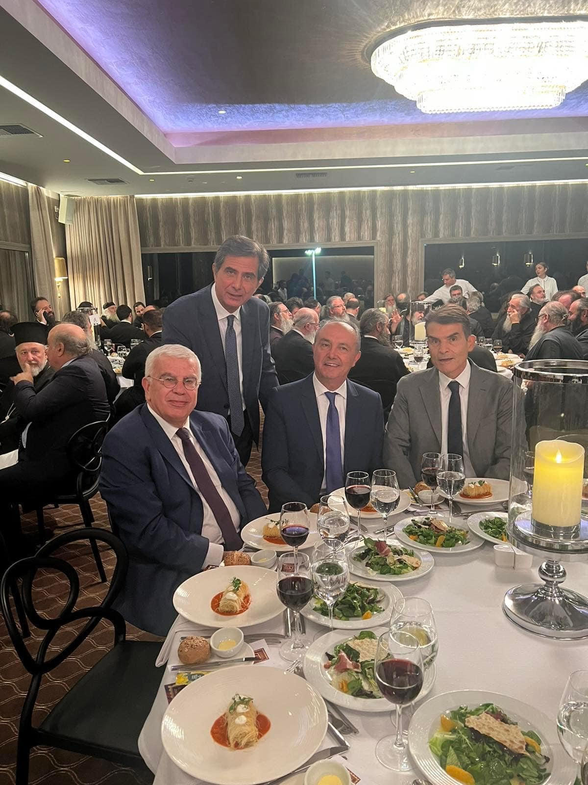 Το δείπνο στον Οικουμενικό Πατριάρχη