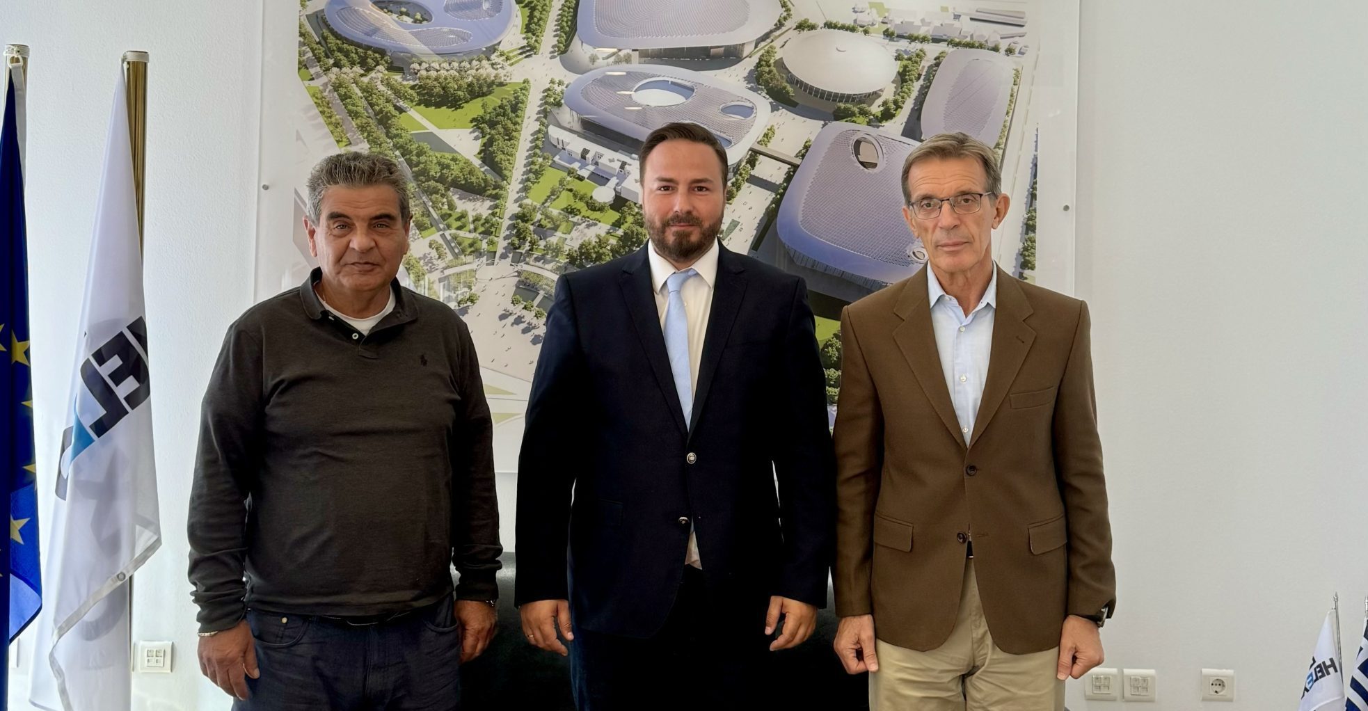 Συνάντηση του Διαμαντή Γκολιδάκη με τη διοίκηση της ΔΕΘ-HELEXPO – Στο επίκεντρο η ανάπλαση