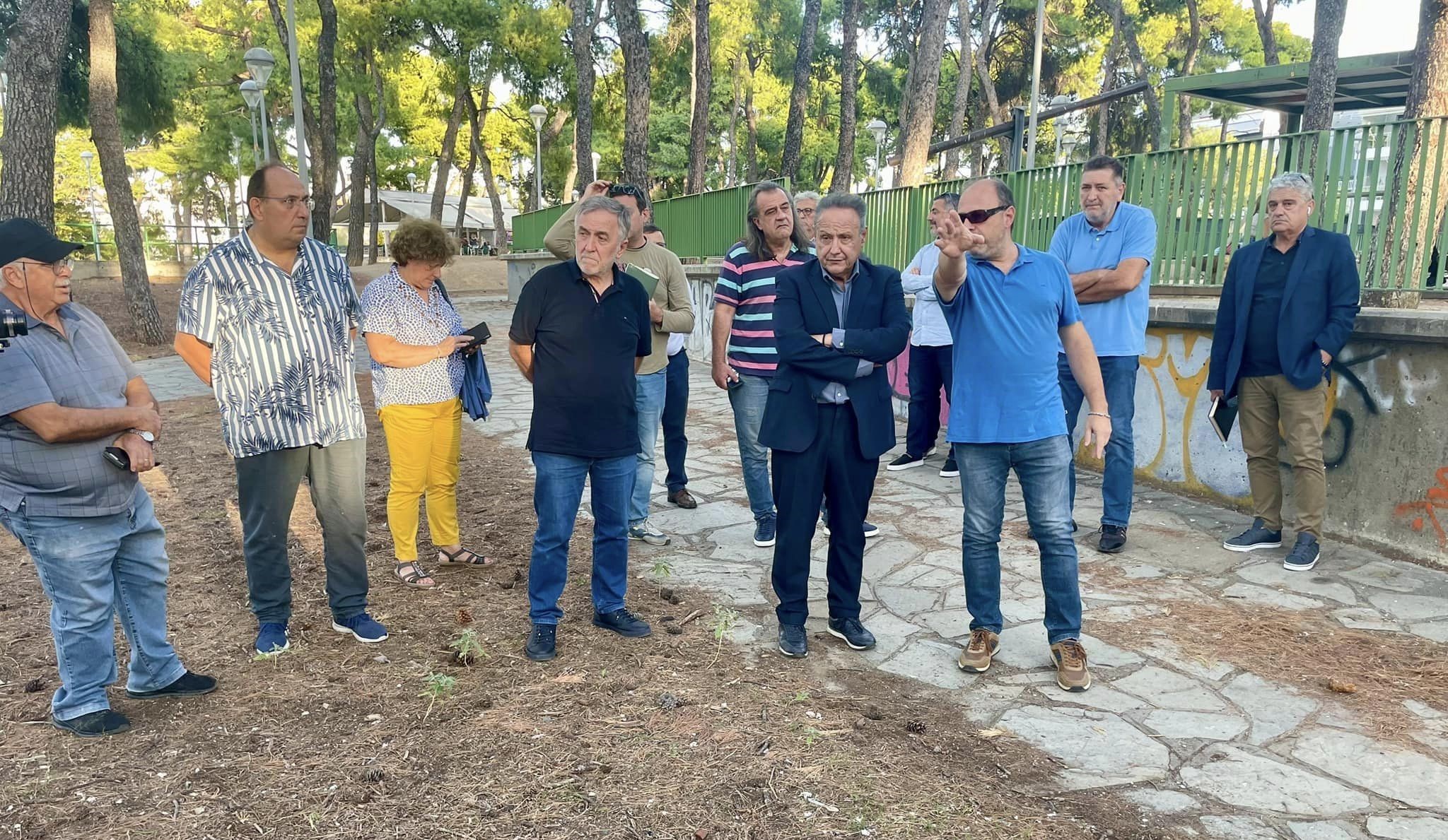 Θεσσαλονίκη: Δέσμευση Αγγελούδη για παρεμβάσεις στο πάρκο Νέας Ελβετίας και την πλατεία Καούδη