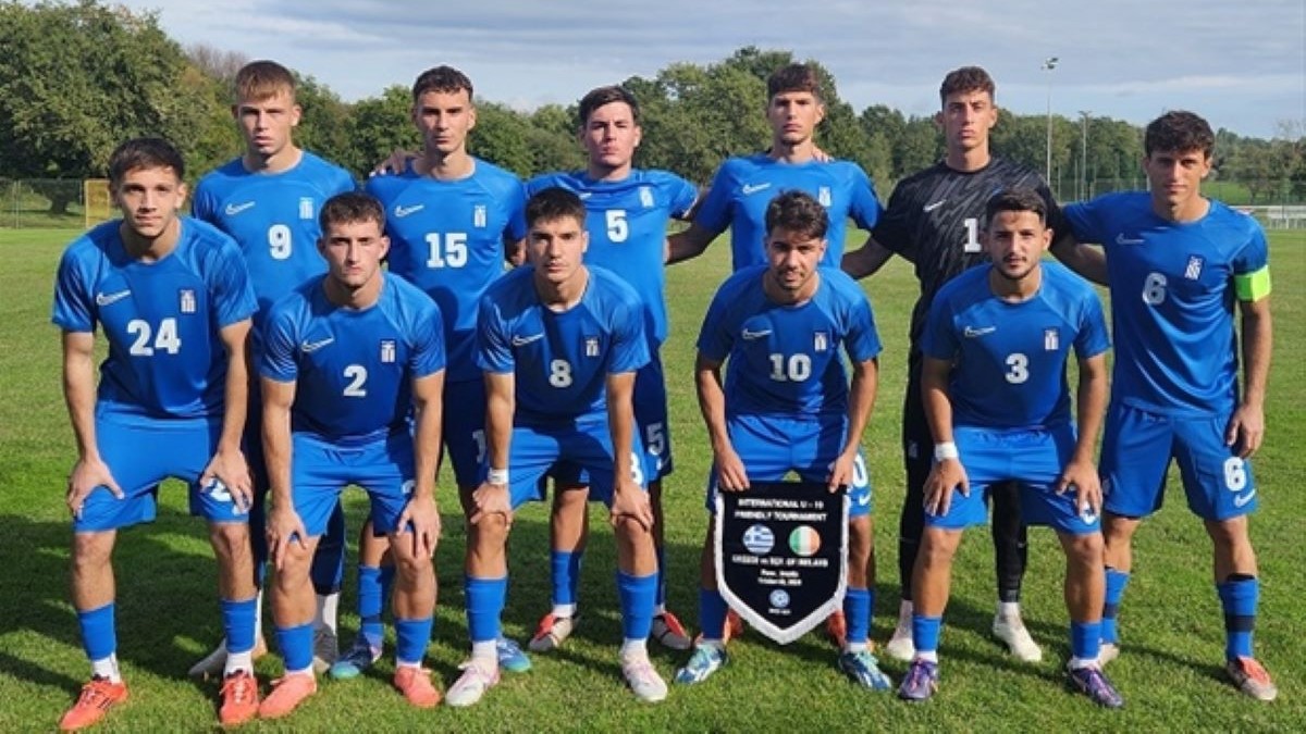 Φιλική ισοπαλία της Εθνικής Νέων με την Ιρλανδία