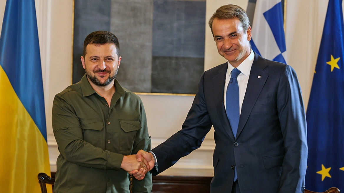 Υπογραφή συμφωνίας Κ.Μητσοτάκη – Β.Ζελένσκι για συνεργασία σε θέματα ασφαλείας