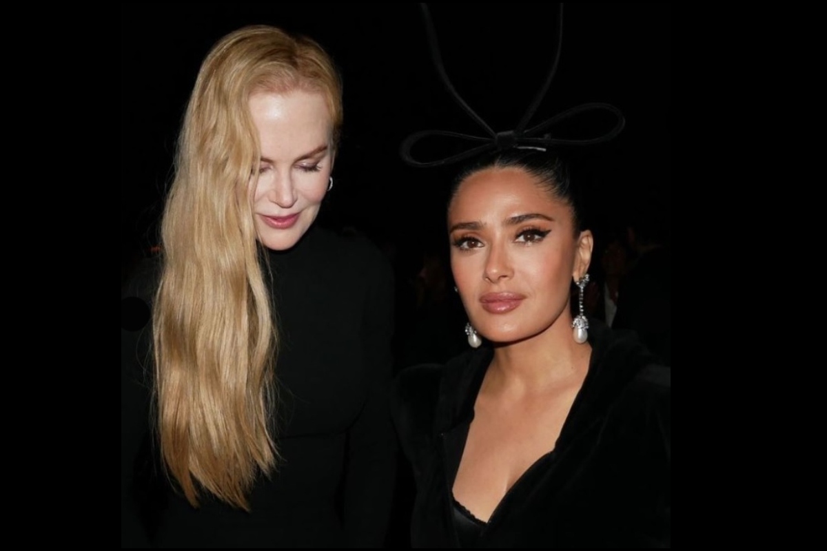 Νικόλ Κίντμαν – Σάλμα Χάγιεκ: Κλωτσοπατινάδα στο κόκκινο χαλί της εβδομάδας Μόδας στο Παρίσι