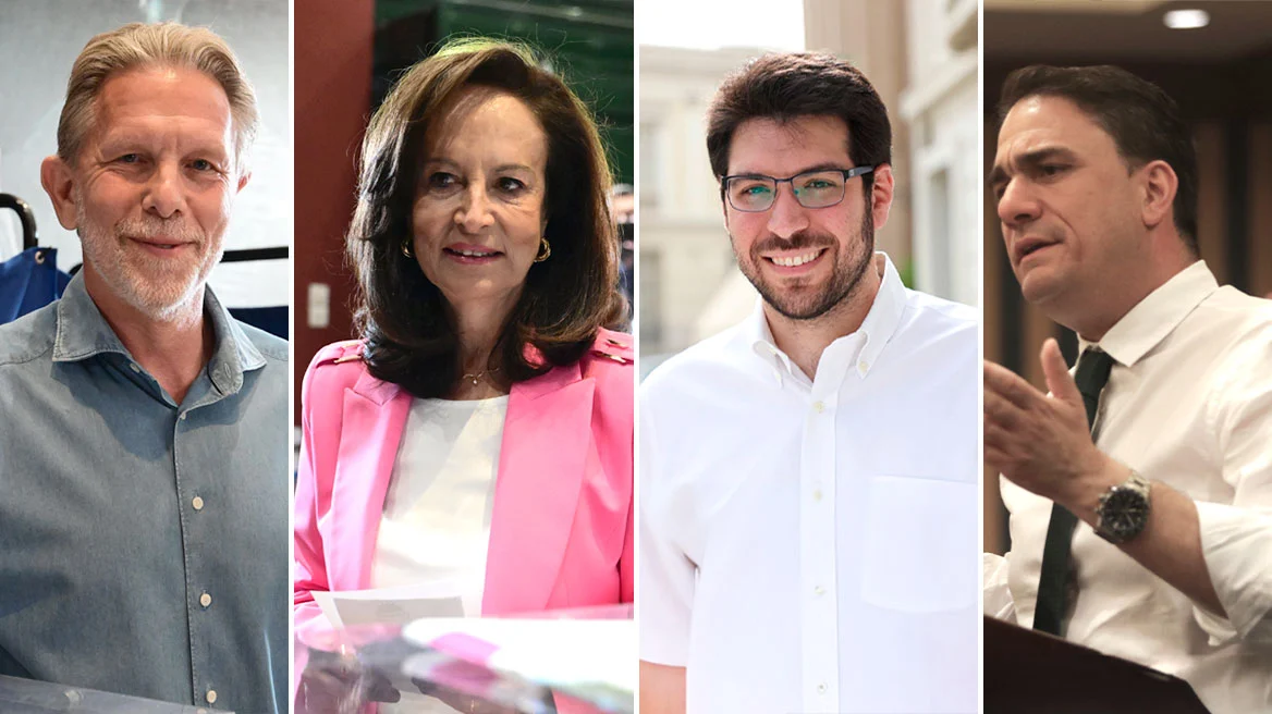 ΠΑΣΟΚ: Πρώτος κοινοβουλευτικός εκπρόσωπος ο Π. Γερουλάνος, επικεφαλής πολιτικού σχεδιασμού η Α. Διαμαντοπούλου, εκπρόσωπος Τύπου ο Κ. Τσουκαλάς