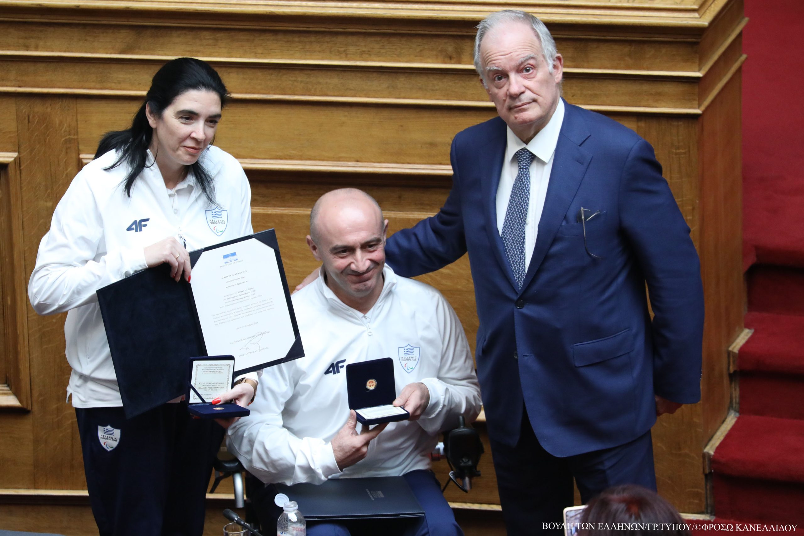 Βουλή: Tίμησε τους Ολυμπιονίκες και Παραολυμπιονίκες αθλητές στους Ολυμπιακούς και Παραολυμπιακούς του Παρισιού 2024