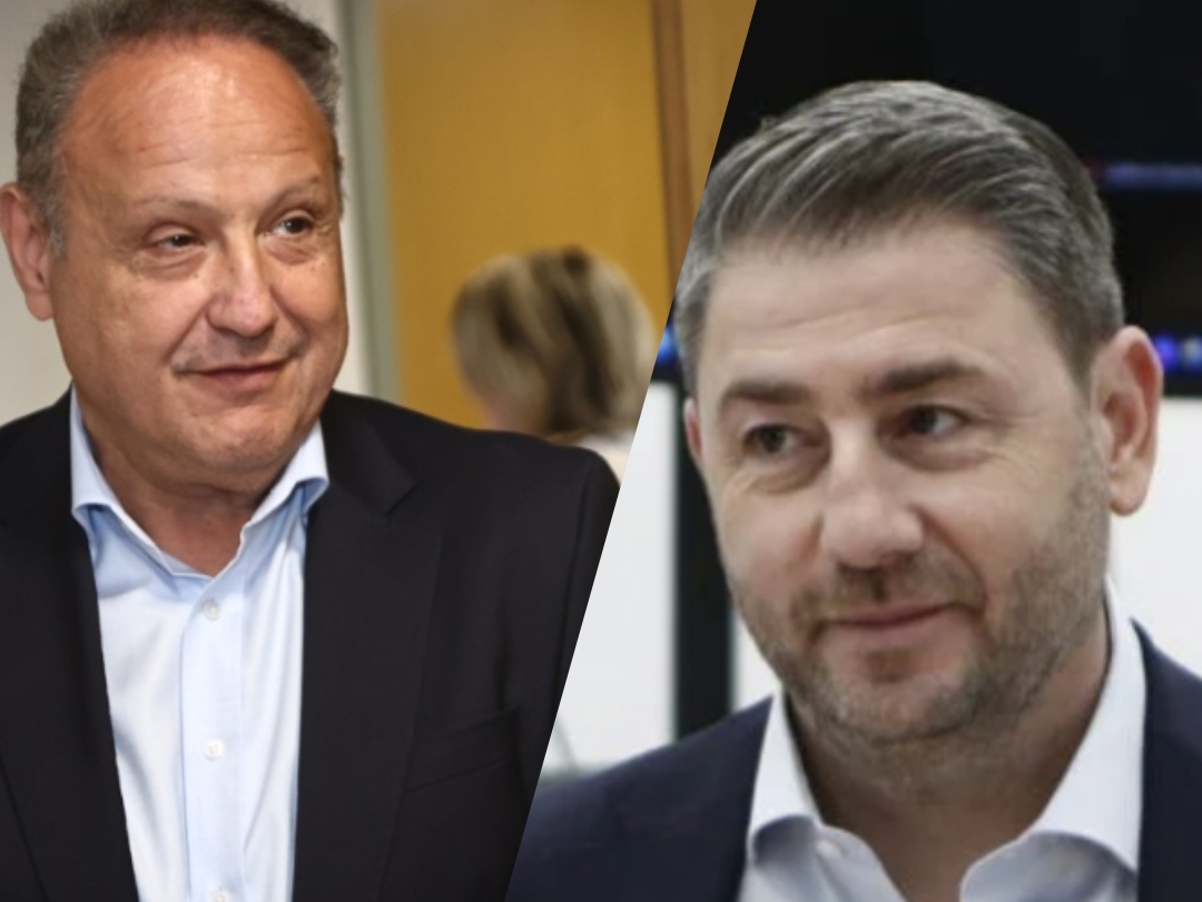 Θεσσαλονίκη: Συνάντηση Στέλιου Αγγελούδη και Νίκου Ανδρουλάκη στο Δημαρχείο της πόλης
