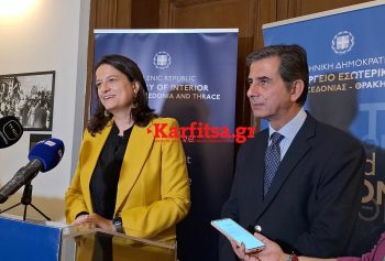 Συνάντηση Κεραμέως - Γκιουλέκα στο ΥΜΑΘ: Δράσεις για τη μείωση της ανεργίας στη Βόρεια Ελλάδα (ΦΩΤΟ+Video)