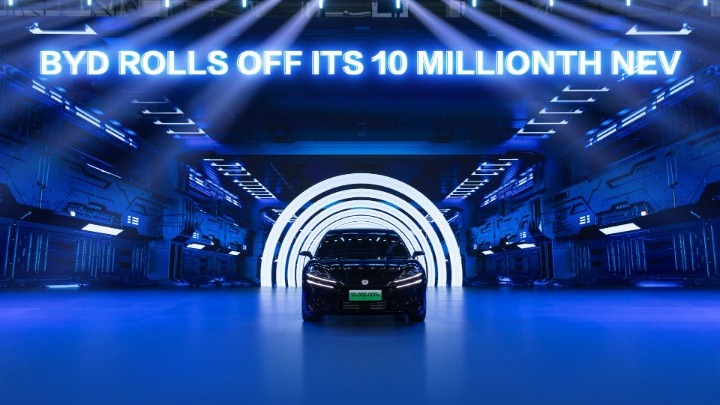 Η BYD γιορτάζει την 30ή επέτειο με την παραγωγή 10.000.000 ηλεκτρικών οχημάτων