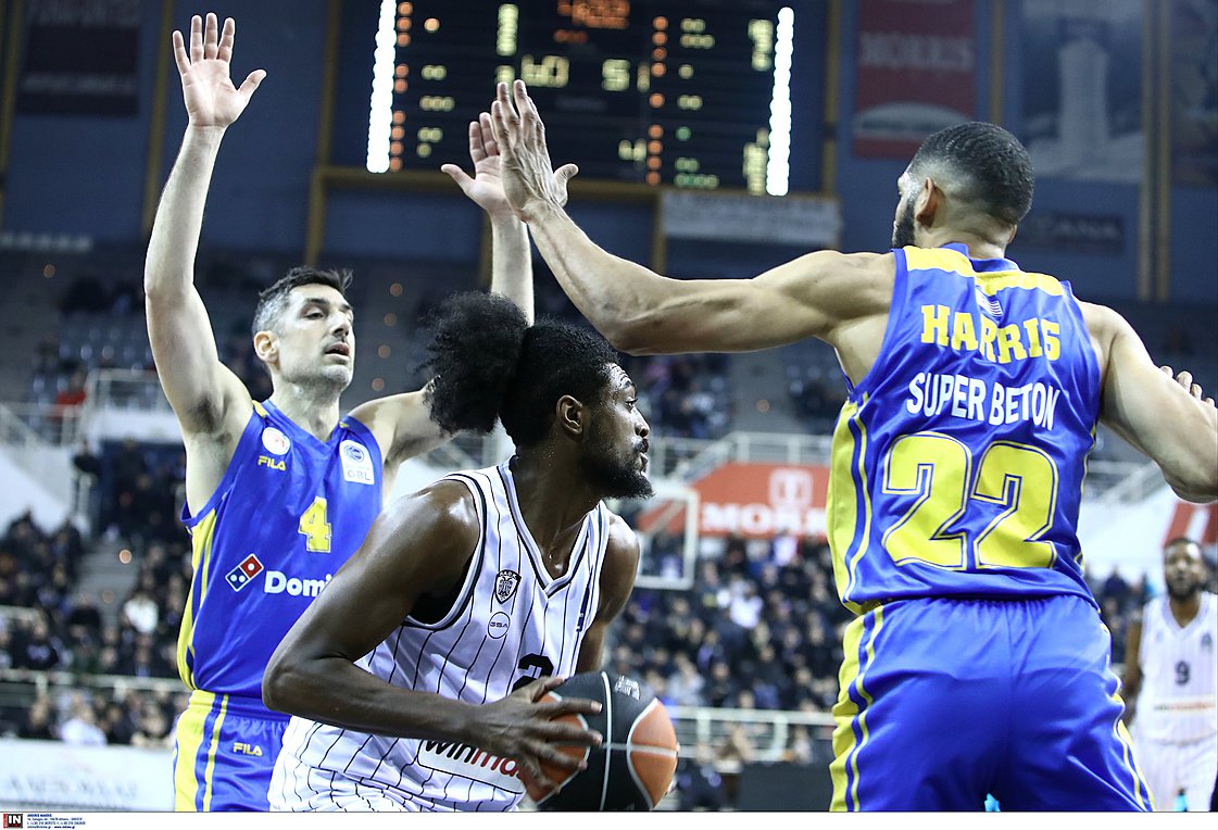 Με «βομβαρδισμό» τριπόντων, ο ΠΑΟΚ επιβλήθηκε 84-74 του Περιστερίου