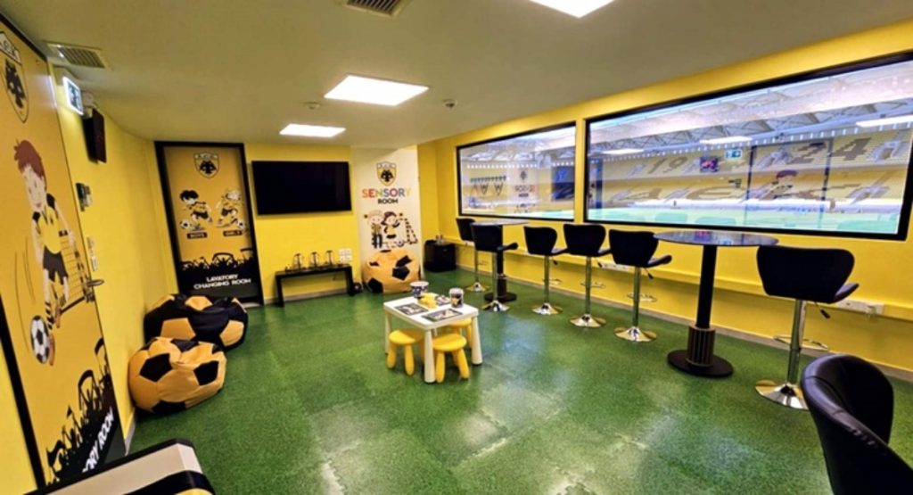 ΑΕΚ: Λειτουργεί και στον αγώνα με τον ΠΑΟΚ το Sensory Room