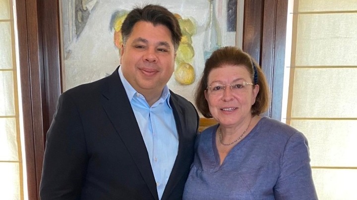 ΥΠΠΟ: Αποχαιρετιστήρια συνάντηση της Λ. Μενδώνη με τον απερχόμενο πρέσβη των ΗΠΑ στην Ελλάδα, Τζ. Τσούνης