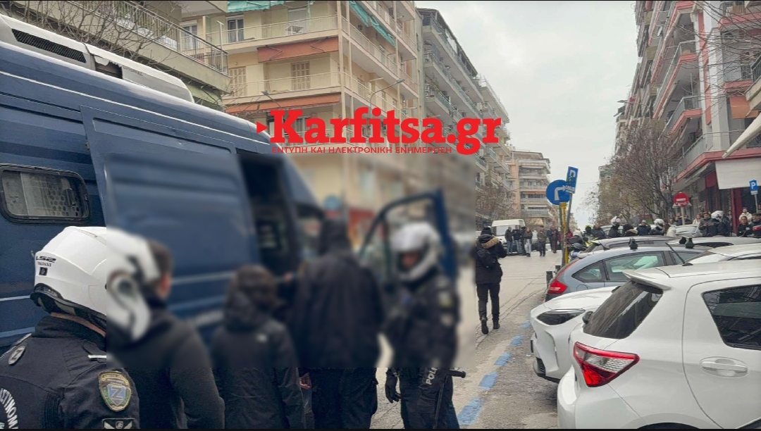 Θεσσαλονίκη: Μολότοφ, κρότου λάμψης και προσαγωγές μετά τη συγκέντρωση για τα Τέμπη (Video+ΦΩΤΟ)