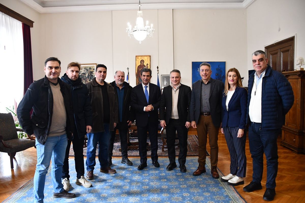 Συνάντηση εργασίας Γκιουλέκα με τη νέα διοίκηση του Επαγγελματικού Επιμελητηρίου Θεσσαλονίκης