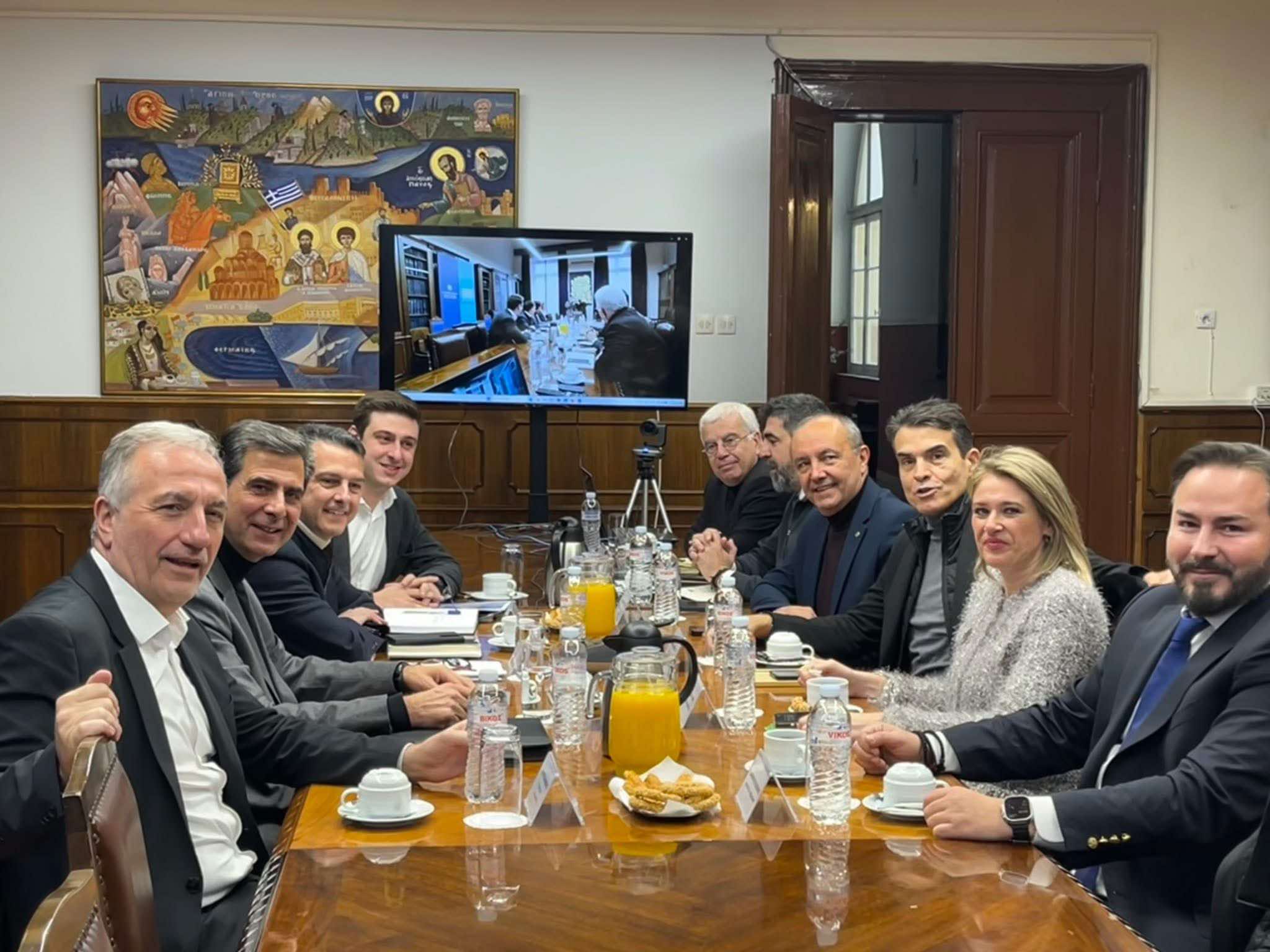 Στο Διοικητήριο οι «γαλάζιοι» της Θεσσαλονίκης – Η σύσκεψη με τον Μιχάλη Μπεκίρη