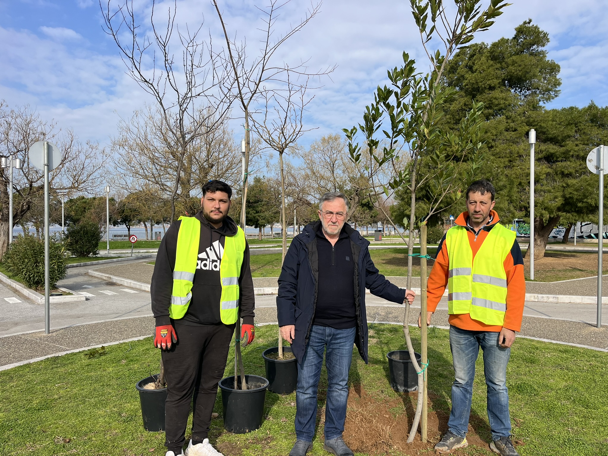 Θεσσαλονίκη: Φυτεύονται 400 ακόμη δέντρα στη Νέα Παραλία