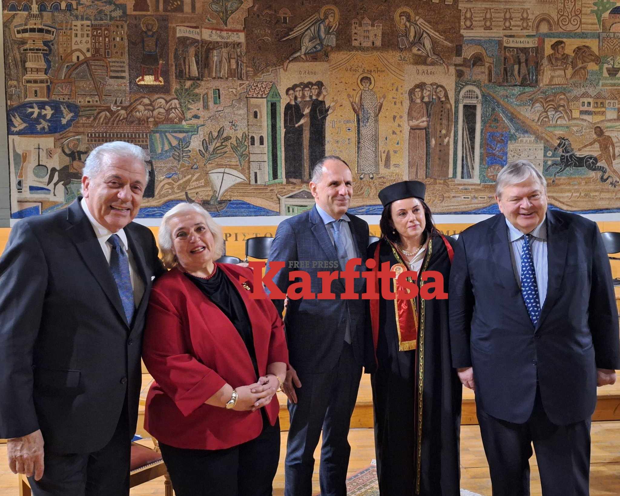 ΑΠΘ: Επίτιμη διδάκτορας Νομικής η Μαρία Τελαλιάν – Παρουσία Γεραπετρίτη η αναγόρευσή της (ΦΩΤΟ+Video)