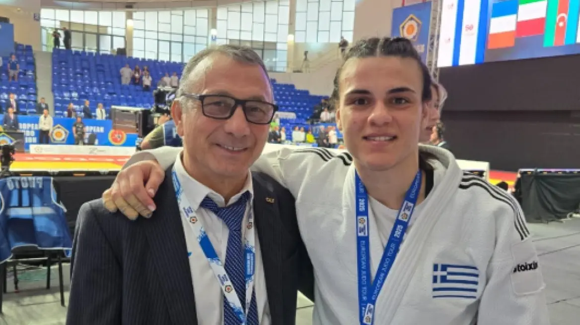 Τζούντο: Ασημένιο μετάλλιο Τελτσίδου στο Ευρωπαϊκό πρωτάθλημα