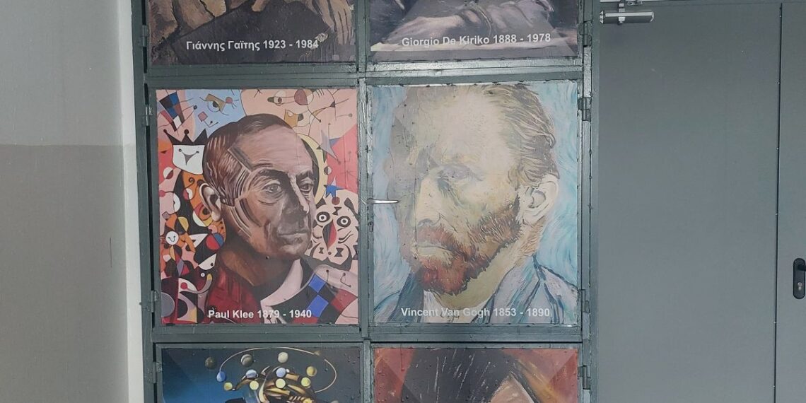Δημιουργία εσωτερικής «γκαλερί» στο 20ό ΓΕΛ Θεσσαλονίκης (ΦΩΤΟ)