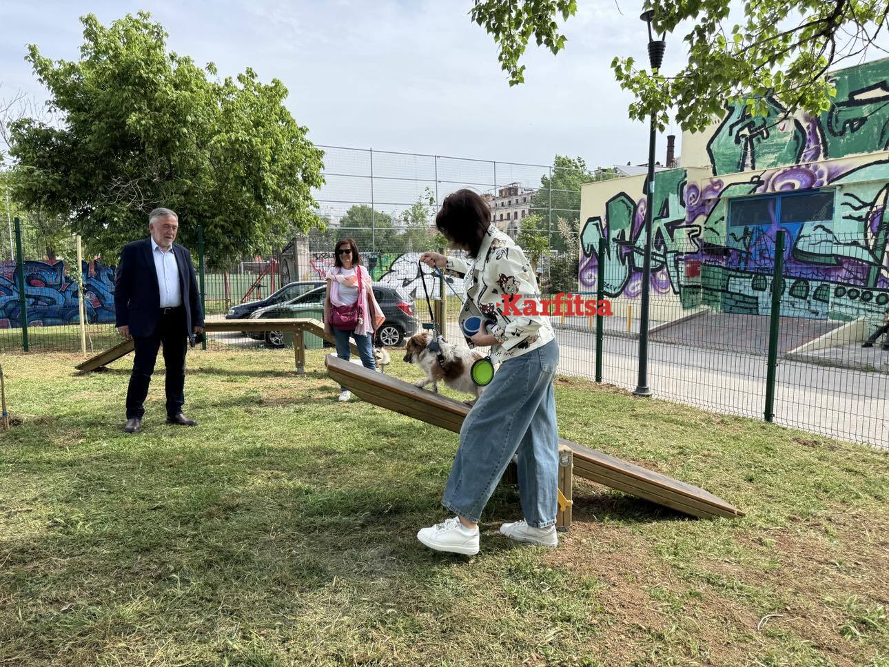 Αυτό είναι το πρώτο πιστοποιημένο πάρκο σκύλων στον Δ.Θεσσαλονίκης (φωτό – vid)