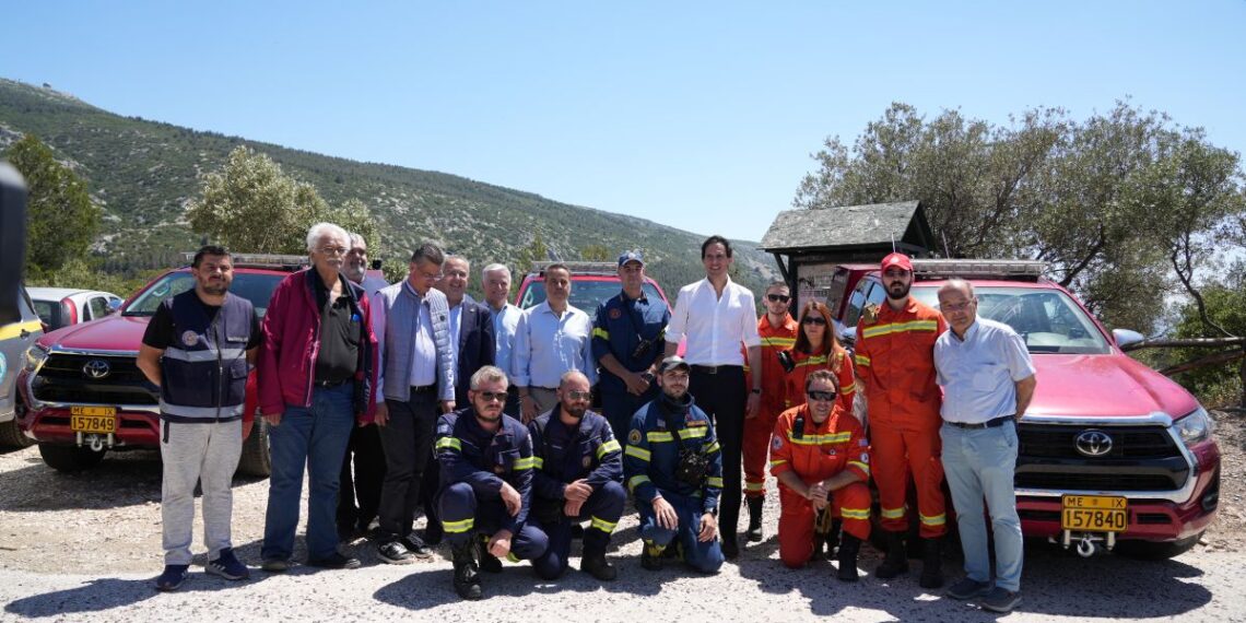 Επίσκεψη του Ευρωπαίου Επίτροπο για το Κλίμα, Wopke Hoekstra, στον Υμηττό