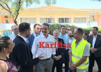 Στο 7ο Νηπιαγωγείο Πολίχνης ο Κυριάκος Μητσοτάκης – Επέβλεψε τις εργασίες συντήρησης (ΦΩΤΟ+Video)