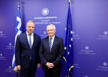 Τελετή παράδοσης – παραλαβής στο υπουργείο Αγροτικής Ανάπτυξης και Τροφίμων