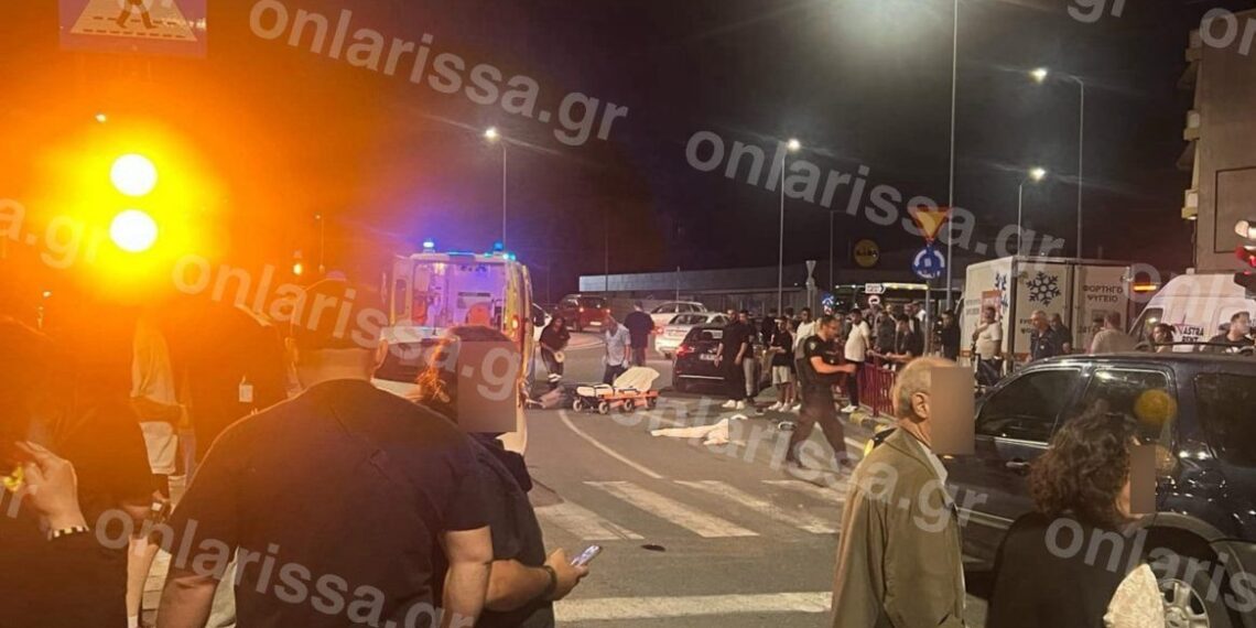Θανατηφόρο τροχαίο στη Λάρισα: Μια γυναίκα νεκρή και ένας άνδρας στο νοσοκομείο
