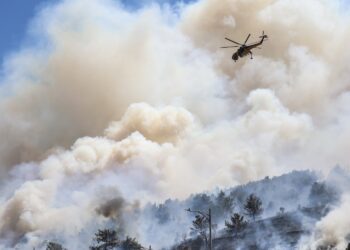Σε κατάσταση συναγερμού η Χίος – Οι φλόγες έχουν περικυκλώσει σπίτια (Video)