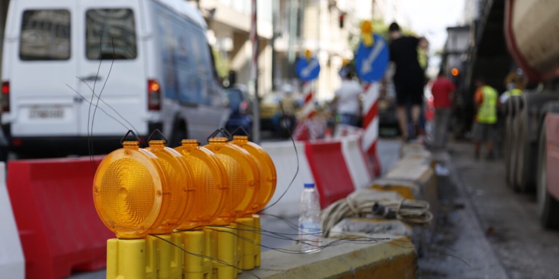 Εργασίες τοποθέτησης πινακίδων την Παρασκευή στην Εθνική Οδό Θεσσαλονίκης – Έδεσσας