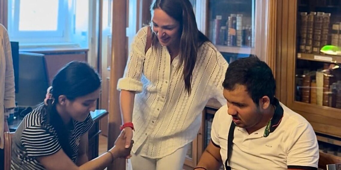 Με τους μαθητές του ΚΕΑΤ στη Βουλή η Δόμνα Μιχαηλίδου (ΦΩΤΟ)