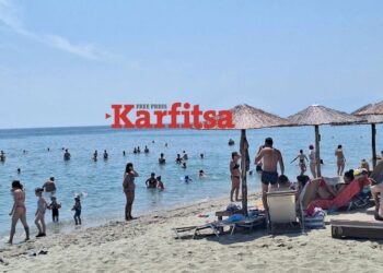 «Βούλιαξαν» οι παραλίες της Κατερίνης το τριήμερο (ΦΩΤΟ+Video)