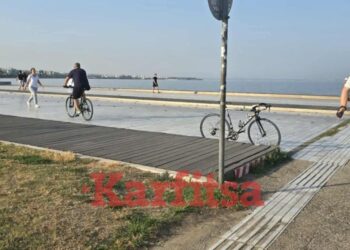 Σύγκρουση ποδηλάτων στην παραλία Θεσσαλονίκης (ΦΩΤΟ)
