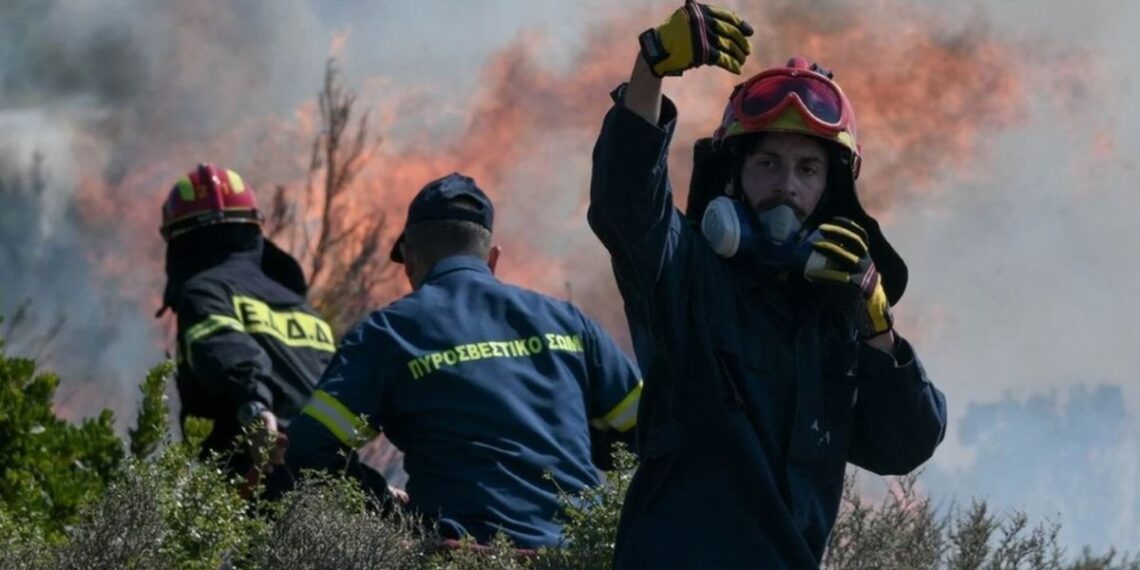 ΕΚΤΑΚΤΗ ΕΠΙΚΑΙΡΟΤΗΤΑ: Φωτιά σε δασική έκταση στην Αγία Μαρίνα Γραμματικού
